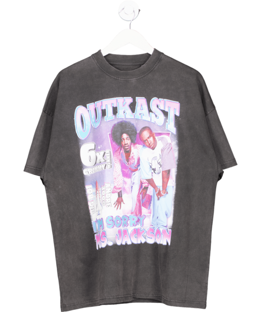 Grey Outkast Graphic T-shirt UK M - Reliked