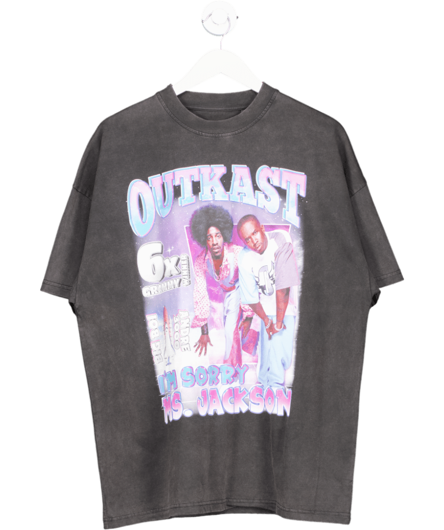 Grey Outkast Graphic T-shirt UK M - Reliked