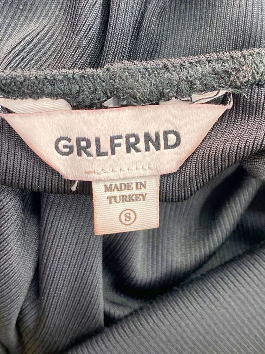 GRLFRND Black Bodysuit UK S - Reliked