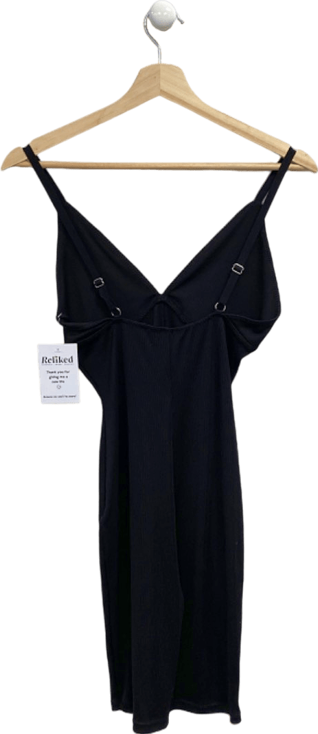 GRLFRND Black Bodysuit UK S - Reliked