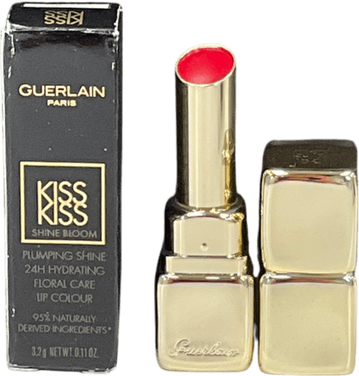 GUERLAIN PARIS Kisskiss Bee Glow Honey Tint Balm 775 Poppy Kiss 3.2g - Reliked