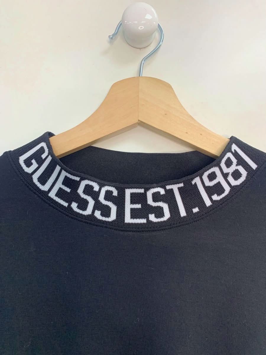Guess Black EST.1981 Long Sleeve Bodysuit Size S - Reliked