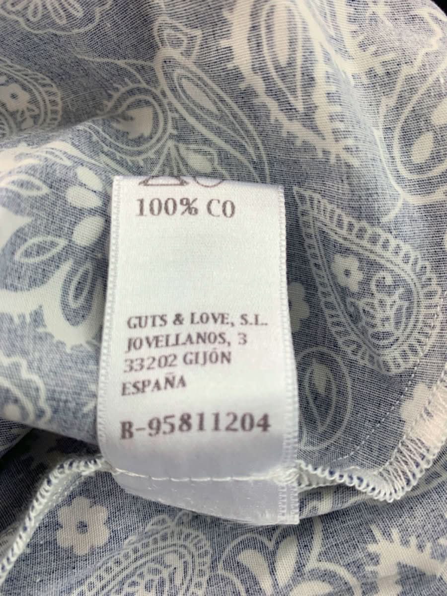 Guts & Love Blue Paisley Print Mini Dress UK S - Reliked