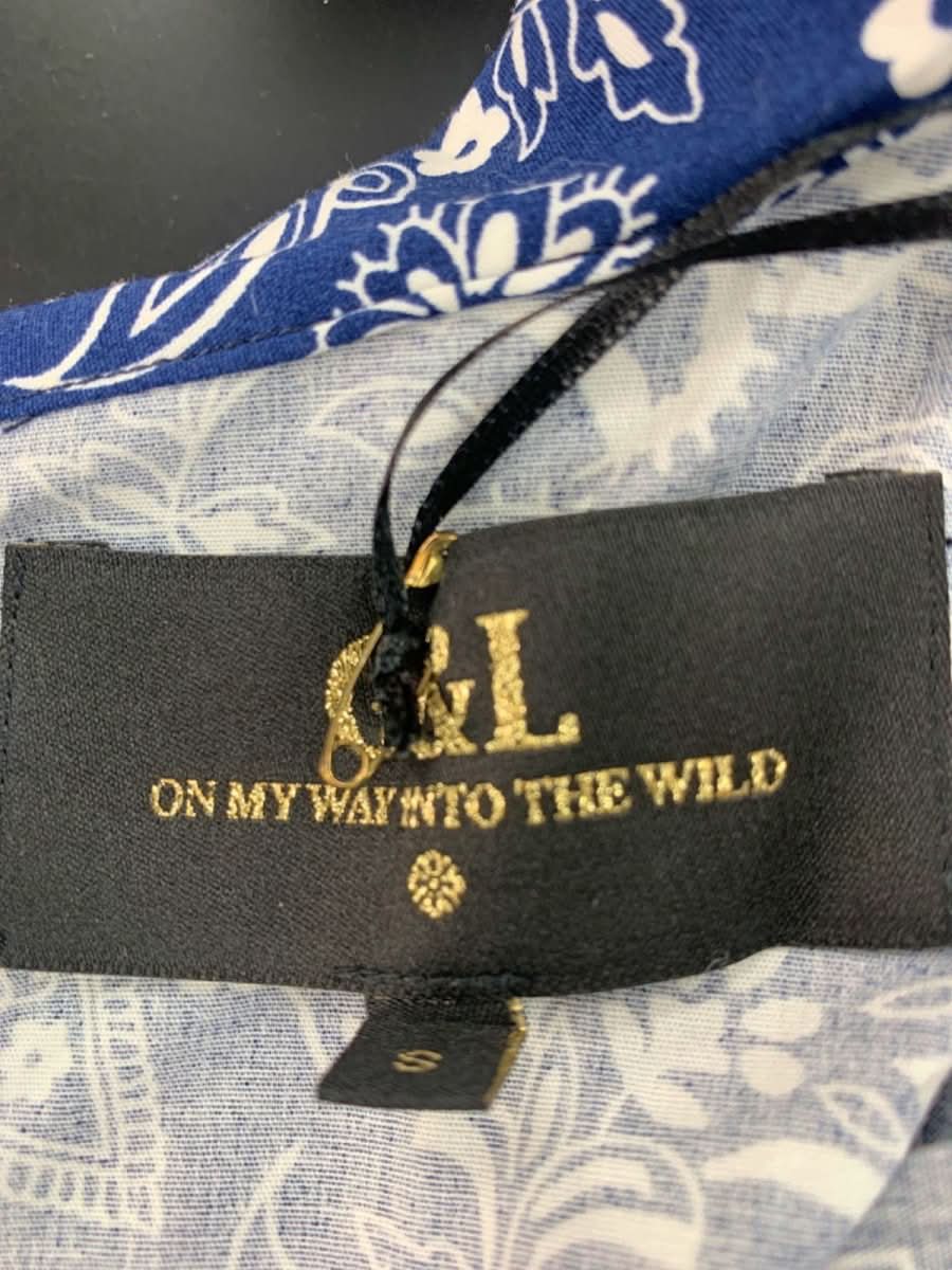 Guts & Love Blue Paisley Print Mini Dress UK S - Reliked