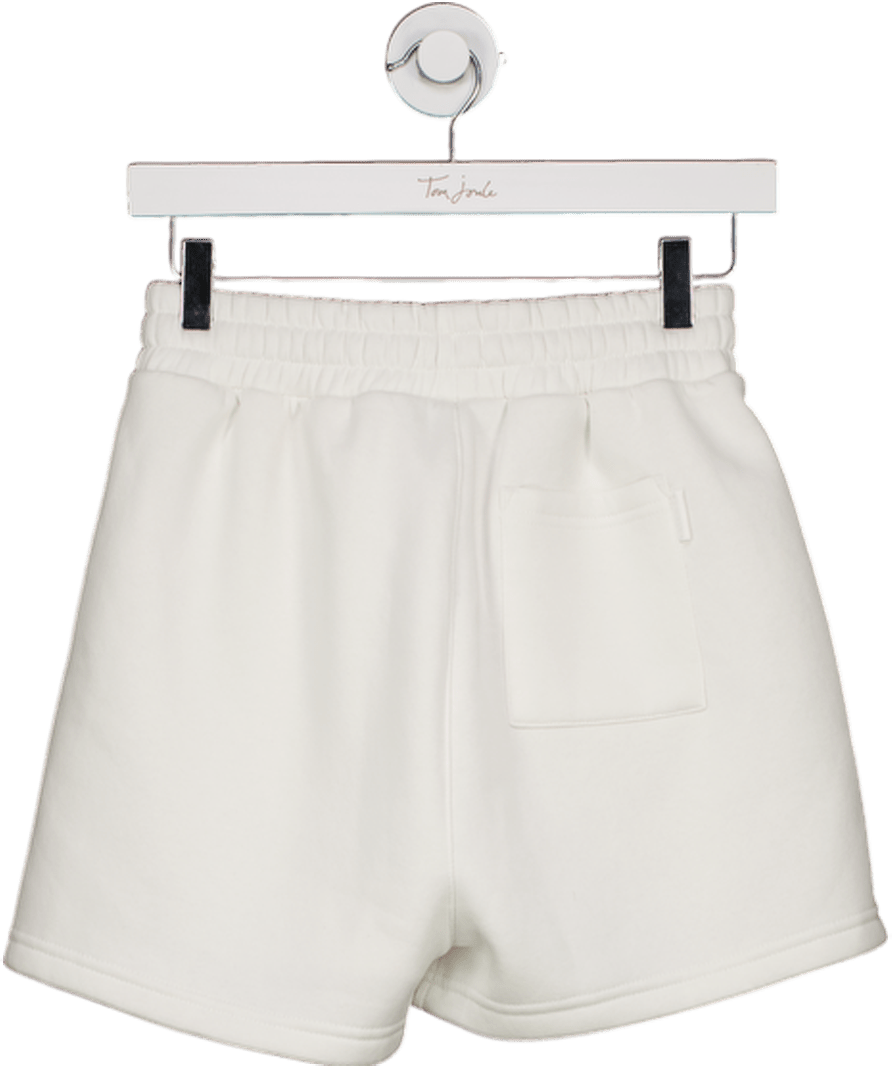 GYM KING 365 Fleece Shorts Cream UK 8 - Reliked