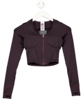 gymshark Black Lift Seamless Zip Up Jacket UK S - Reliked