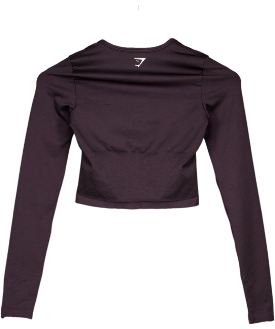 gymshark Black Lift Seamless Zip Up Jacket UK S - Reliked