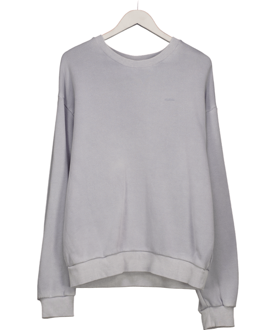 gymshark Blue Crest Oversized Crewneck Jumper UK M - Reliked