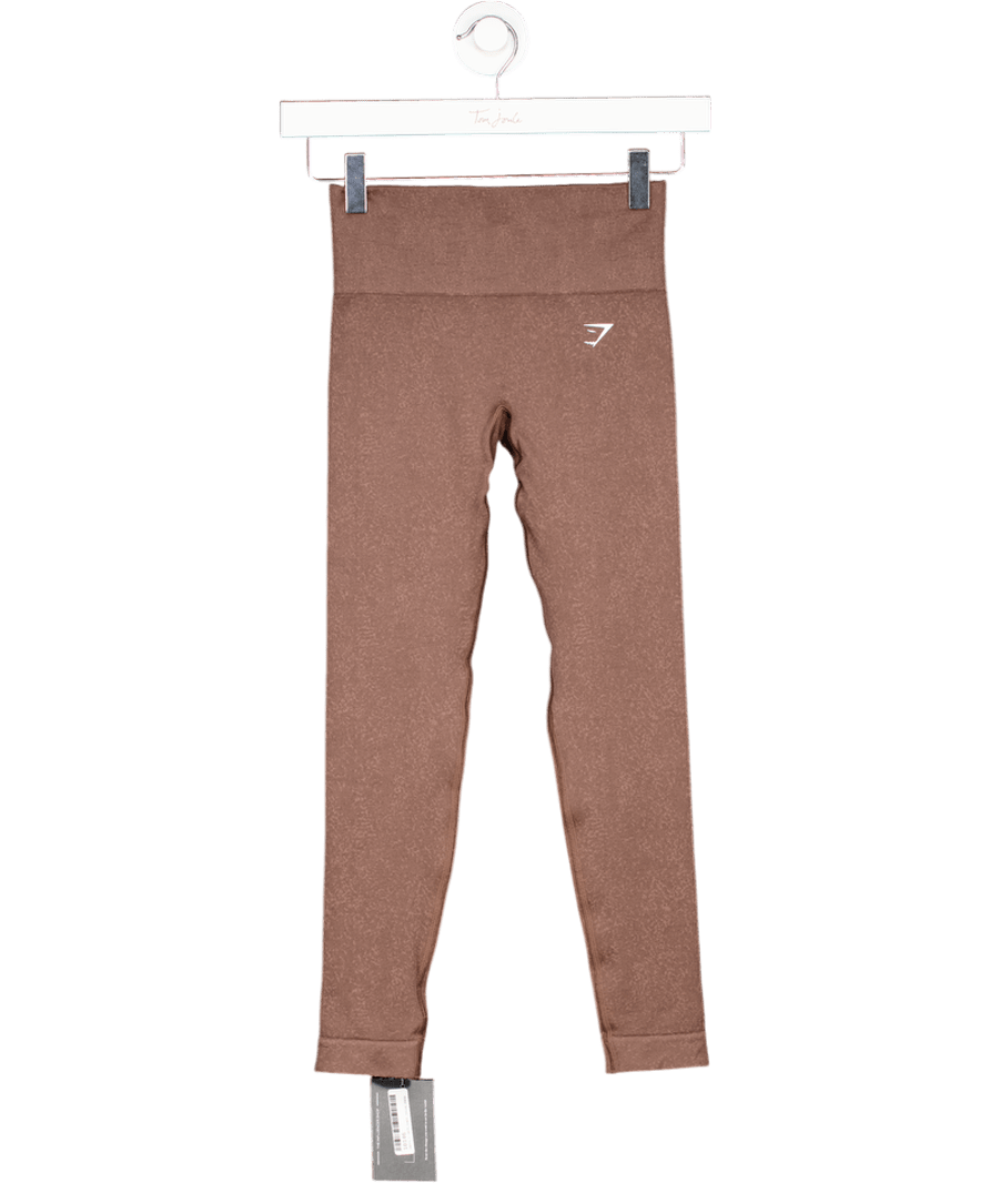 gymshark Brown Adapt Fleck X Whitney Leggings UK XS - Reliked