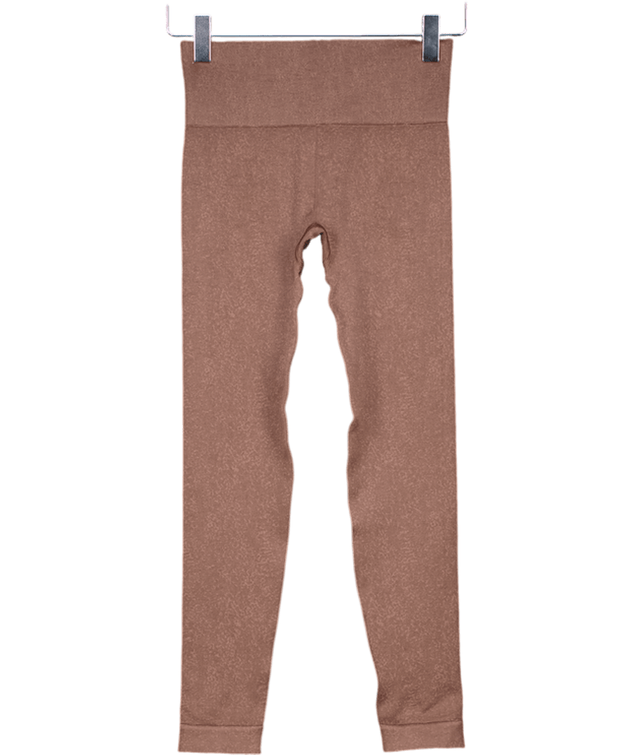 gymshark Brown Adapt Fleck X Whitney Leggings UK XS - Reliked