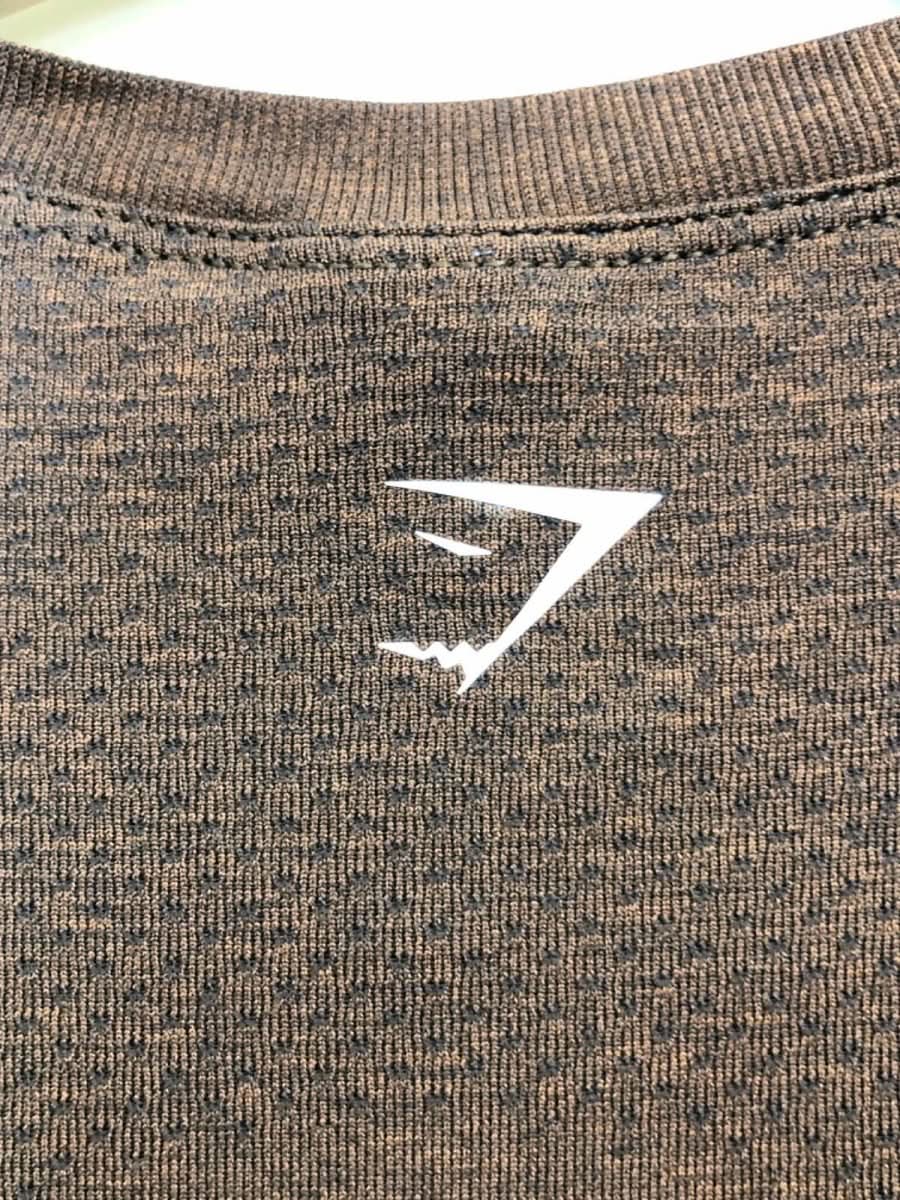 Gymshark Brown Seamless T-Shirt UK S - Reliked