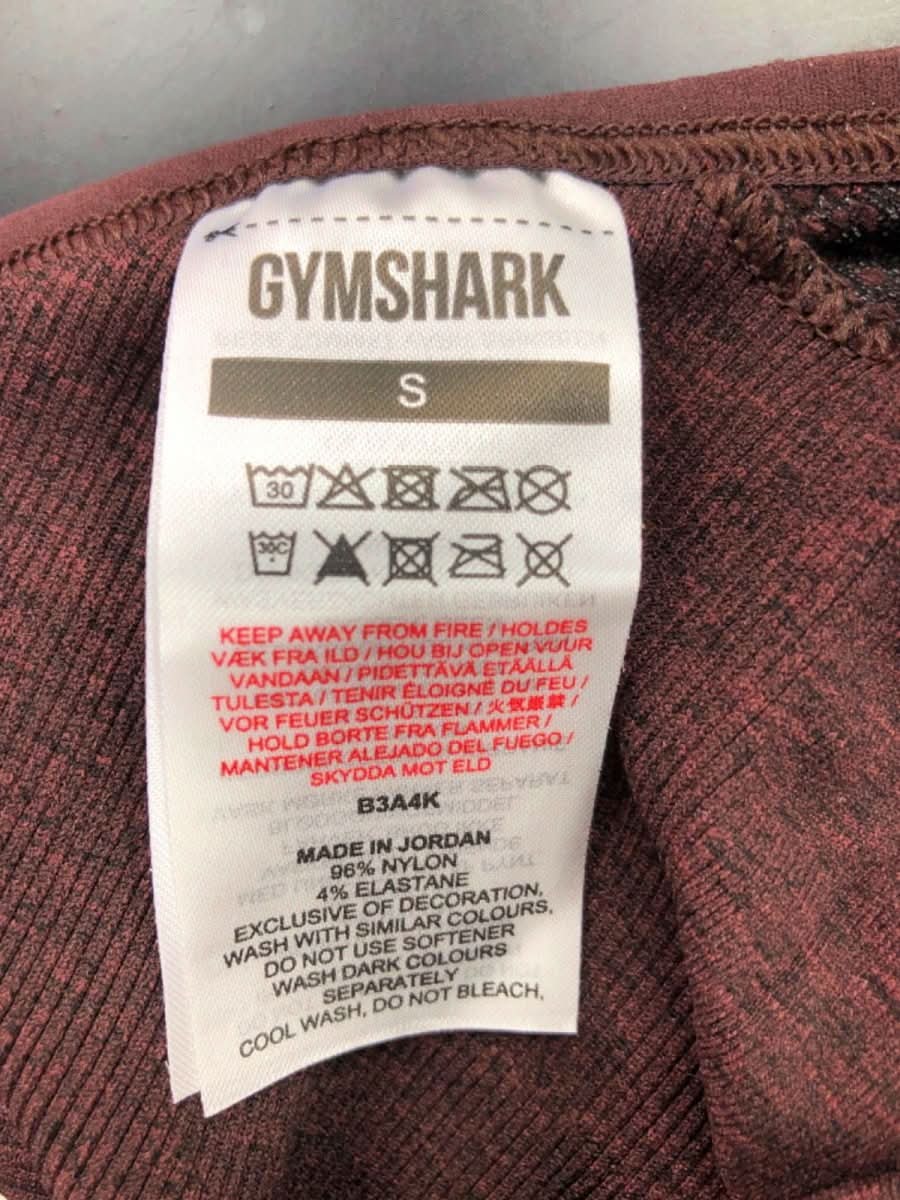 Gymshark Brown Sports Bra UK S - Reliked