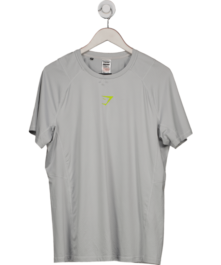 gymshark Grey Elment T-shirt UK L - Reliked