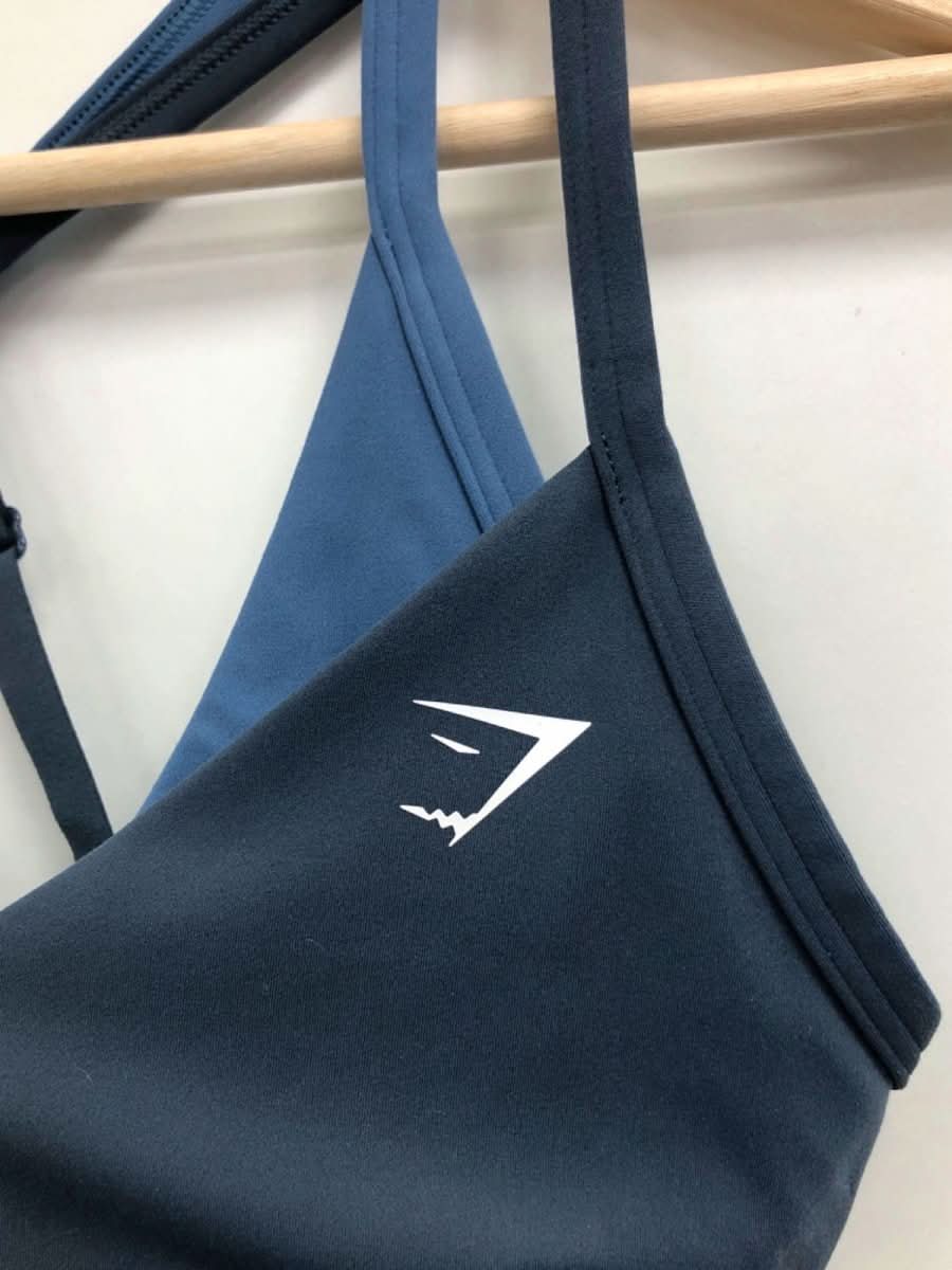 Gymshark Navy Blue Sports Bra S - Reliked