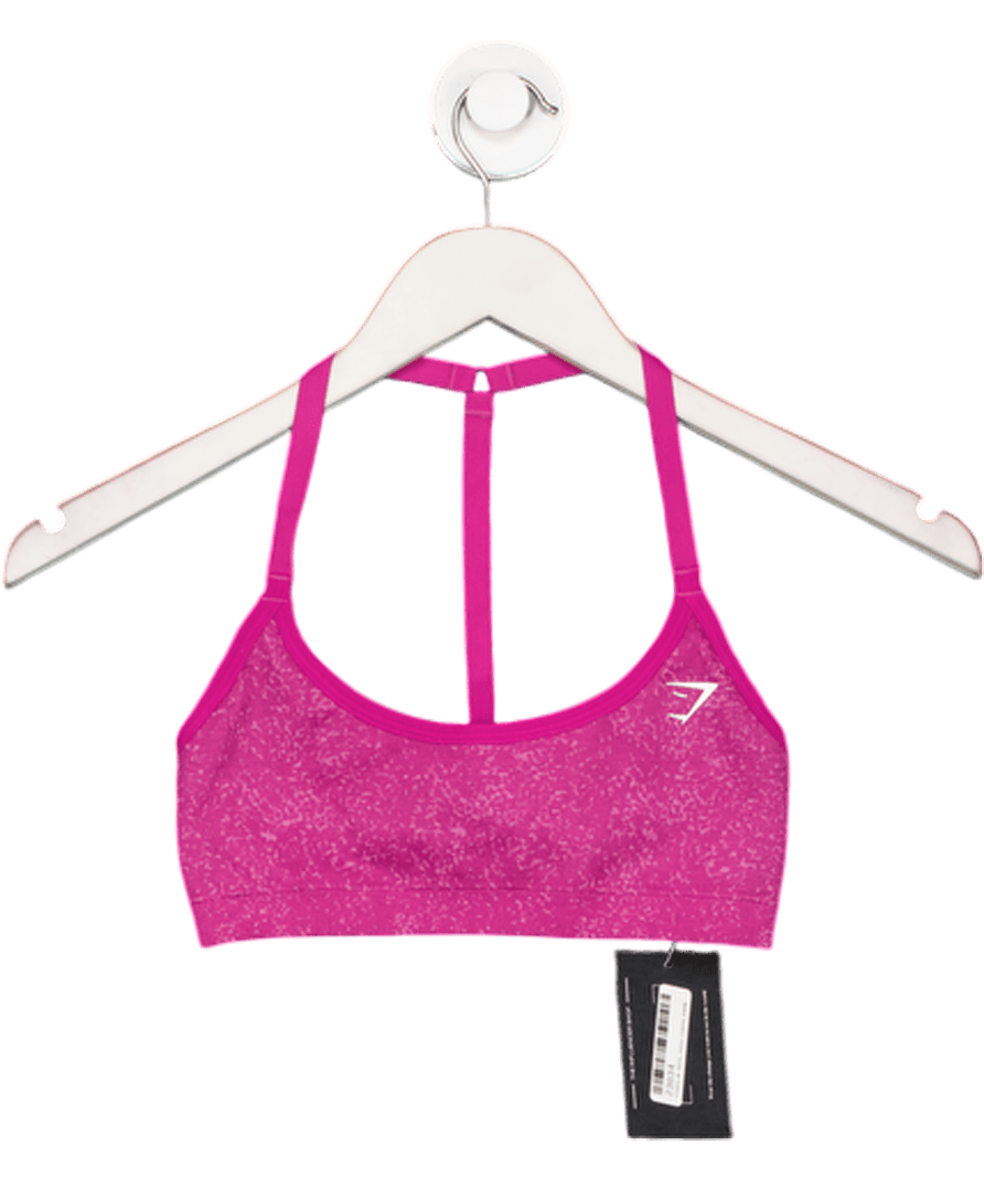 gymshark Pink Adapt Fleck T - back Bra UK XS - Reliked