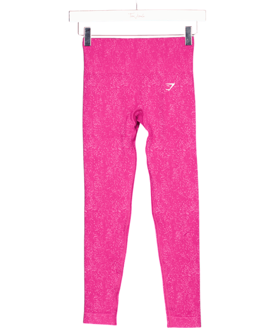 gymshark Pink Adapt Fleck X Whitney High Waisted Leggings UK XS - Reliked