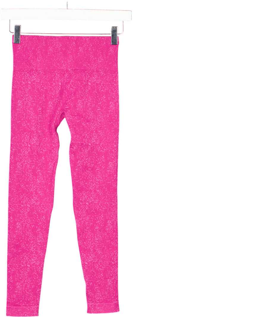 gymshark Pink Adapt Fleck X Whitney High Waisted Leggings UK XS - Reliked