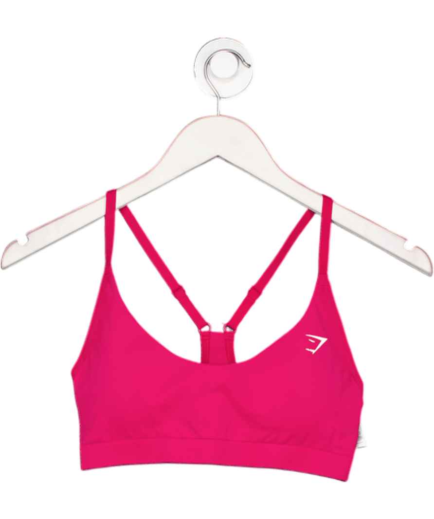 gymshark Pink Everyday Seamless Racerback Sports Bra UK S - Reliked
