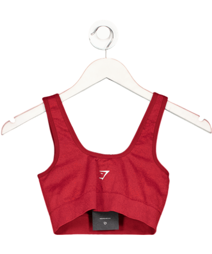 gymshark Red Adapt Fleck Sports Bra UK S - Reliked