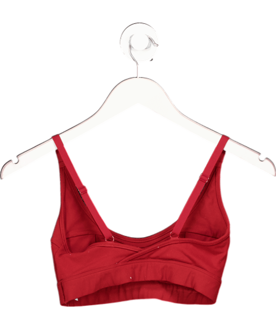 gymshark Red Superset Sports Bra UK XS - Reliked
