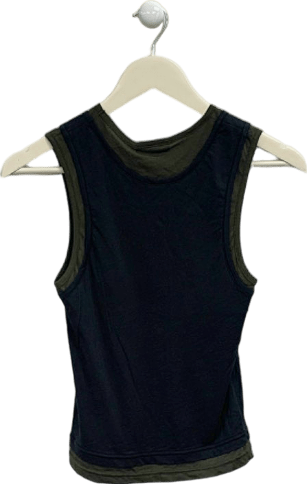 H2OFagerholt Black/Green Vest Top UK S - Reliked