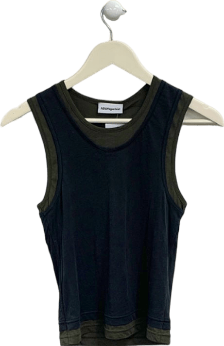 H2OFagerholt Black/Green Vest Top UK S - Reliked
