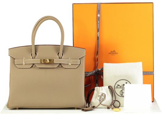 Hermès Birkin 30 Etoupe Togo Gold Hardware 2024 - BOX FRESH