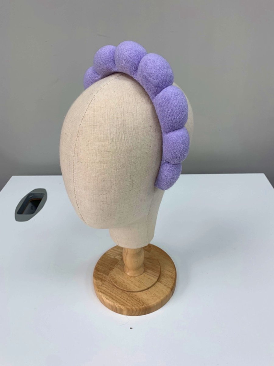 Handmade Lilac Puffy Headband One Size - Reliked