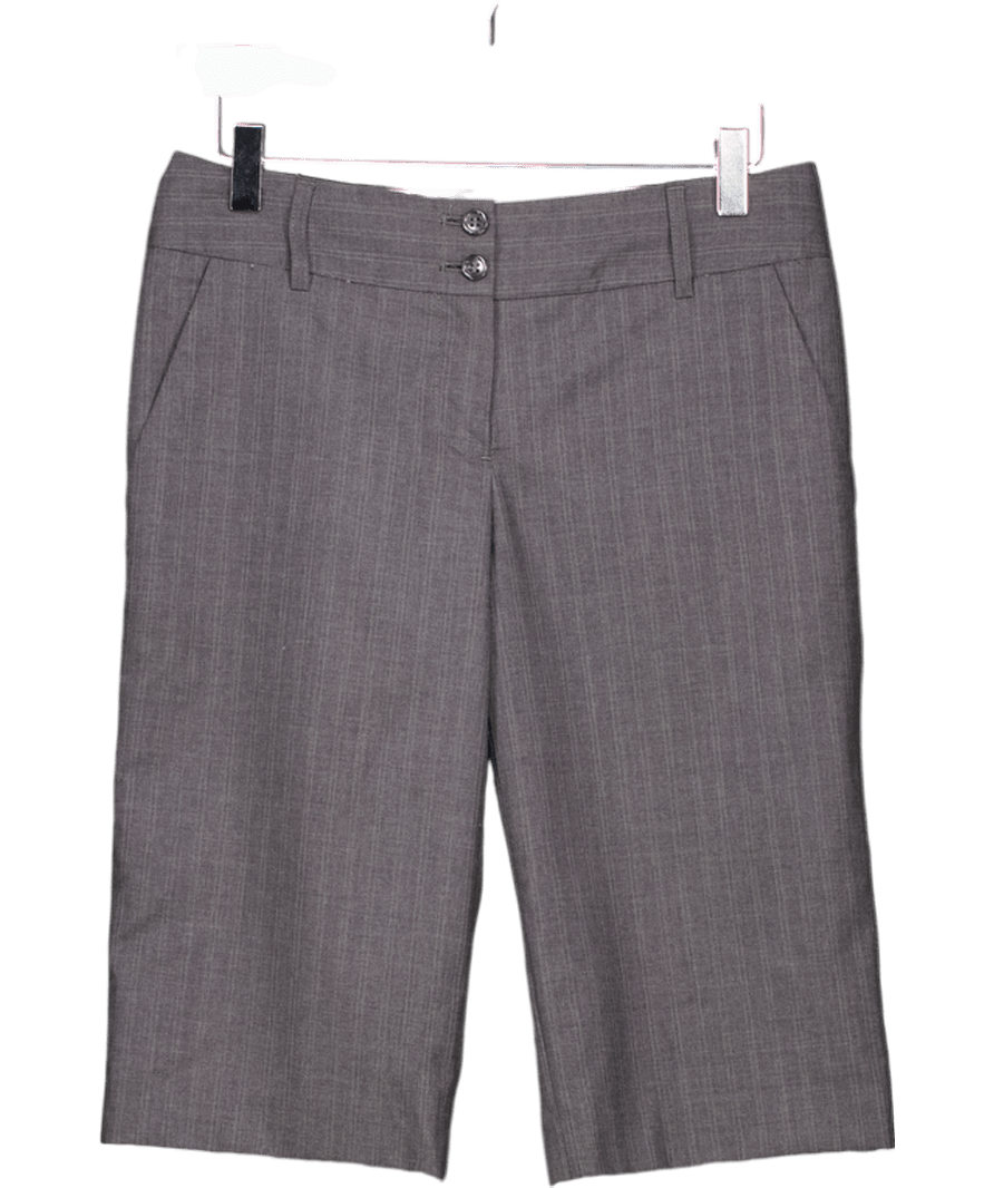 hanniss paris Grey Tailored Trouser Shorts UK 8 - Reliked