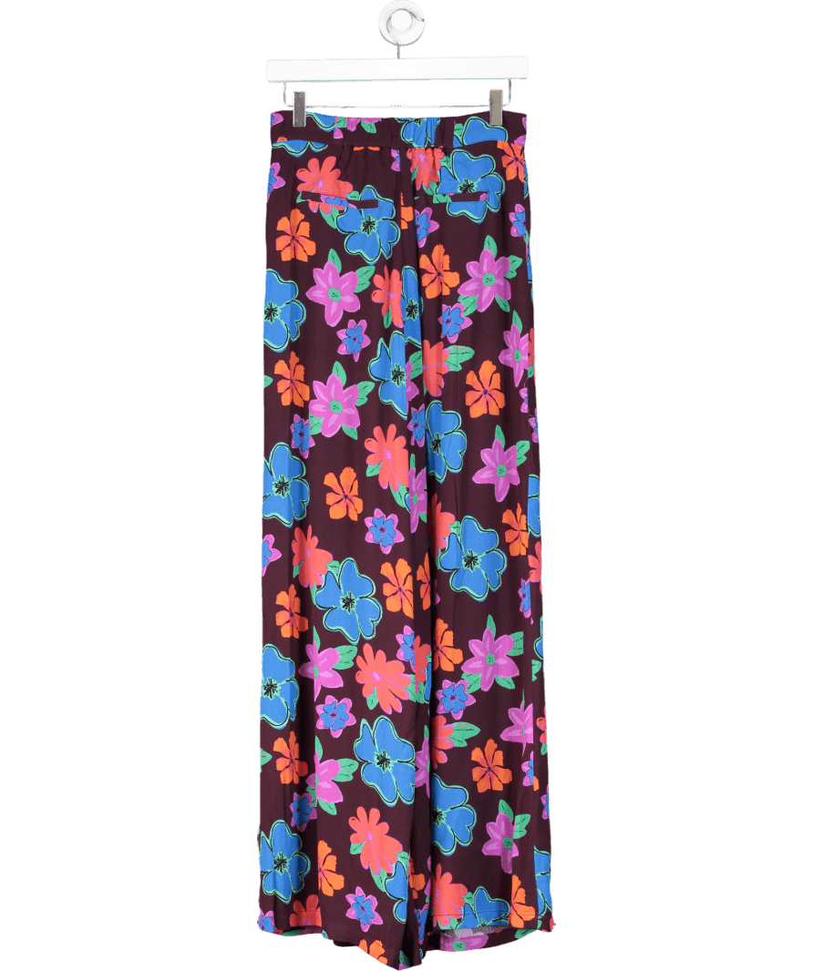 Harper & Yve Purple Rosie Mystic Flower Trousers UK S - Reliked