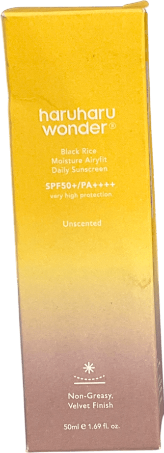 haruharu wonder Black Rice Moisture Airyfit Daily Sunscreen Spf50+/pa++++ 50ml - Reliked