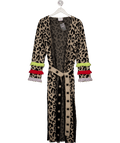 Hayley Menzies Brown Cashmere Leopard Print Cardigan UK M - Reliked