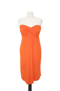 Heidi Klein Orange Bandeau Mini Beach Dress UK 12