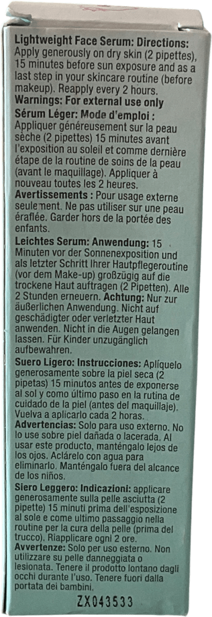 Hello Sunday The Mineral One - Lightweight Serum Spf50 30ml - Reliked