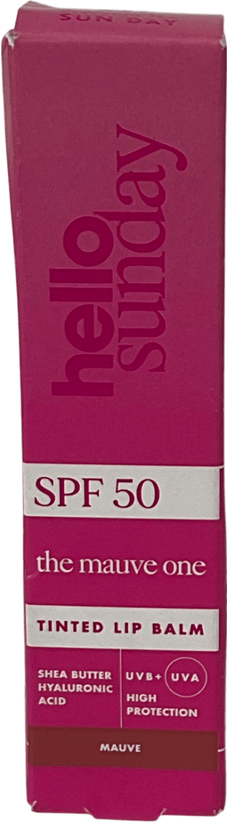 Hello Sunday Tinted Lip Balm Spf50 Mauve 15ml - Reliked