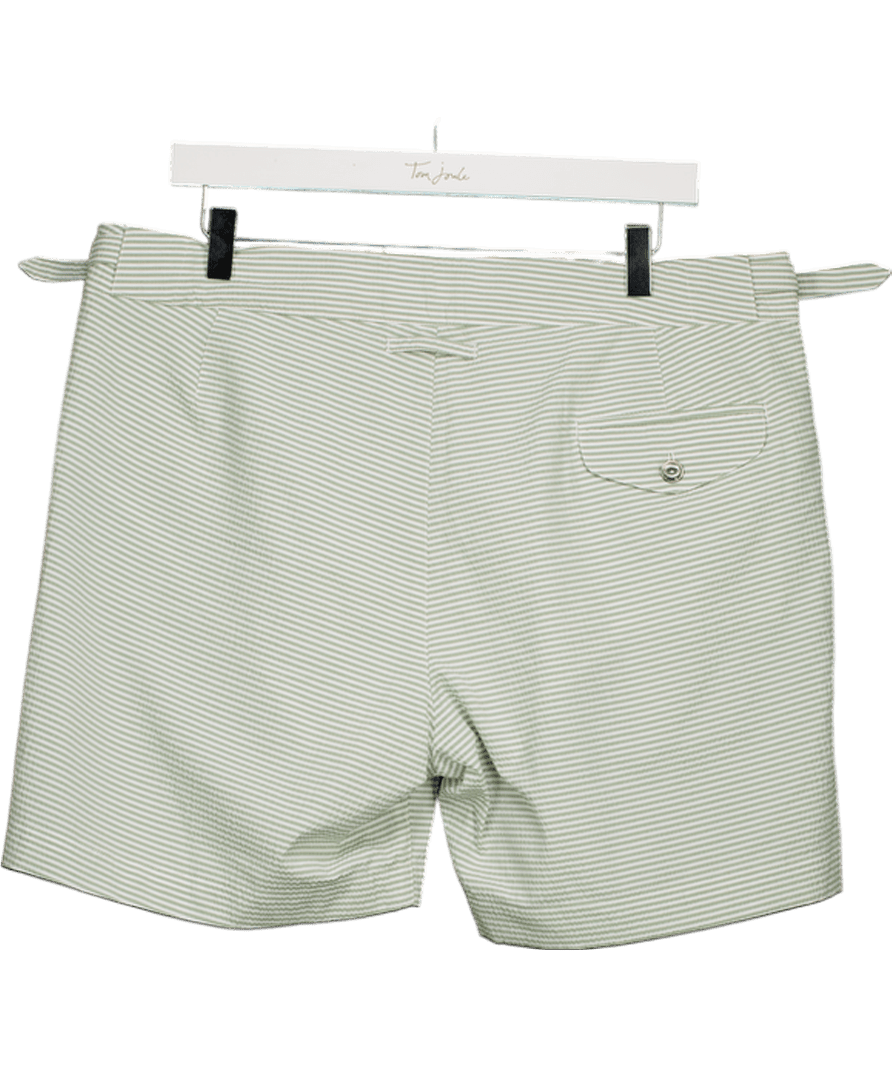 Hemingsworth Green Seeksucker Swim Shorts W36 - Reliked