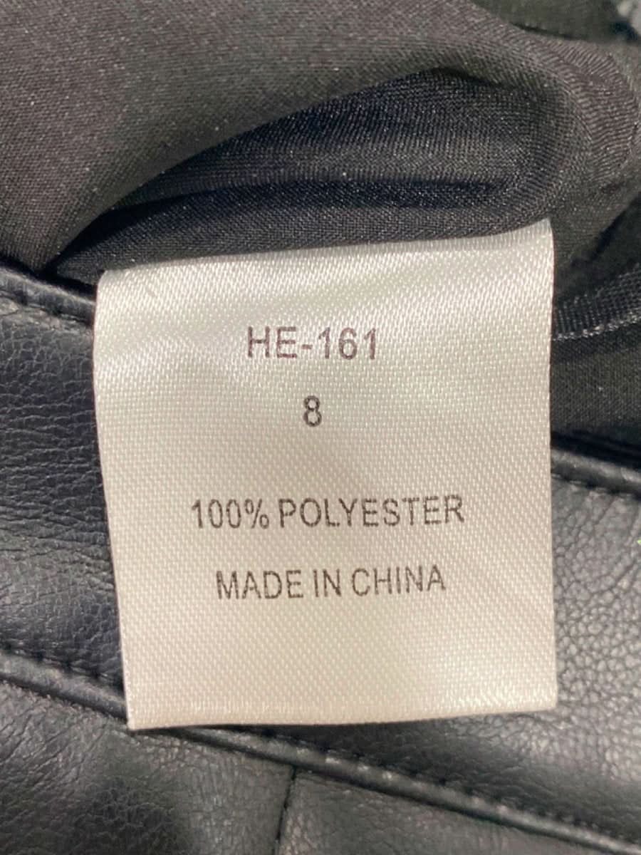 Henne Black Leather Trousers UK 8 - Reliked