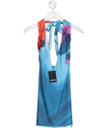 Her Own Blue Halterneck Mini Dress UK S - Reliked