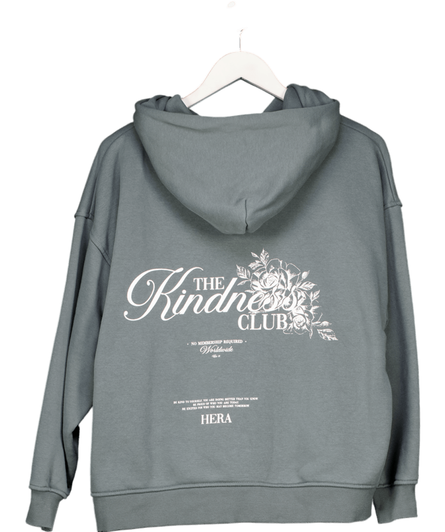 Hera Blue Kindess Club Hoodie - Washed Sage UK XS - Reliked