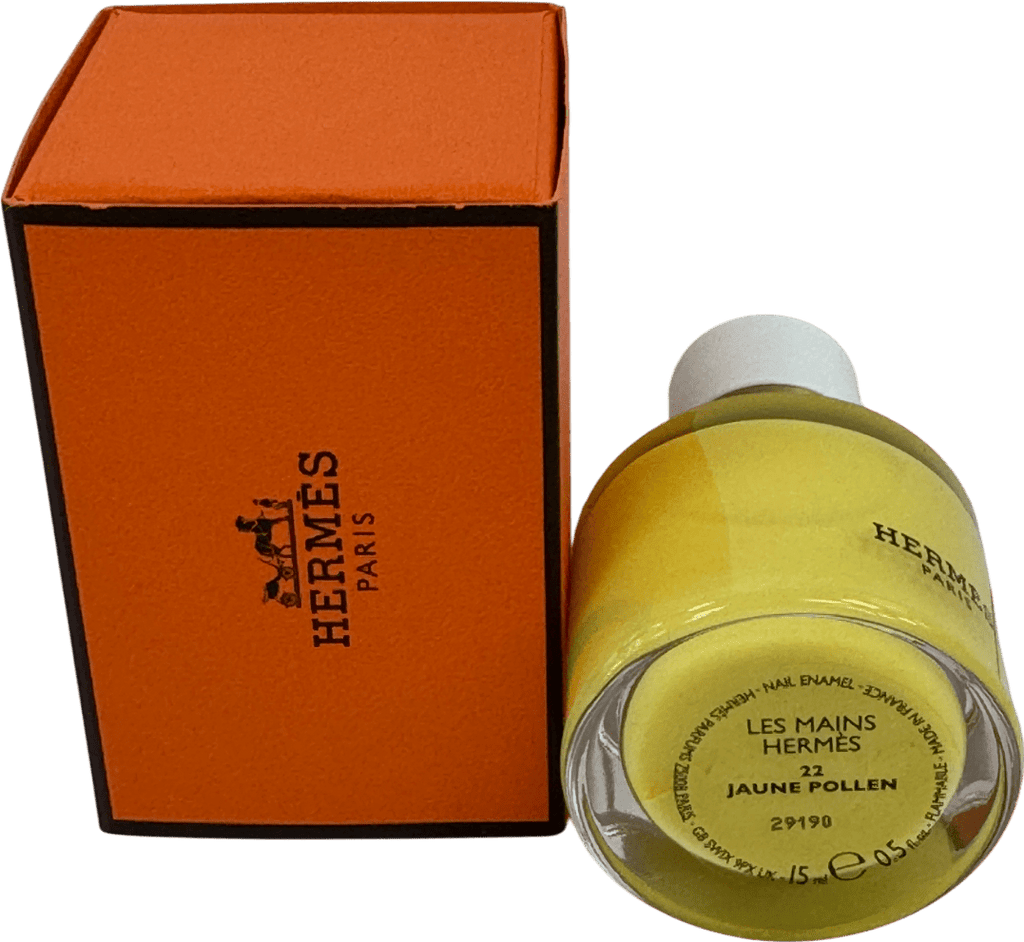 Hermès Nail Polish, Limited Edition, 22 Jaune Pollen 15ml - Reliked