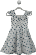 Hill House White / Blue Floral Collectors Edition Shirred Dress 5 - 6 Years - Reliked