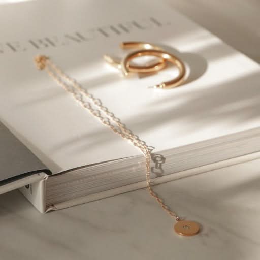 Katri's Jewellery 14kt Yellow Cold Coin Necklace