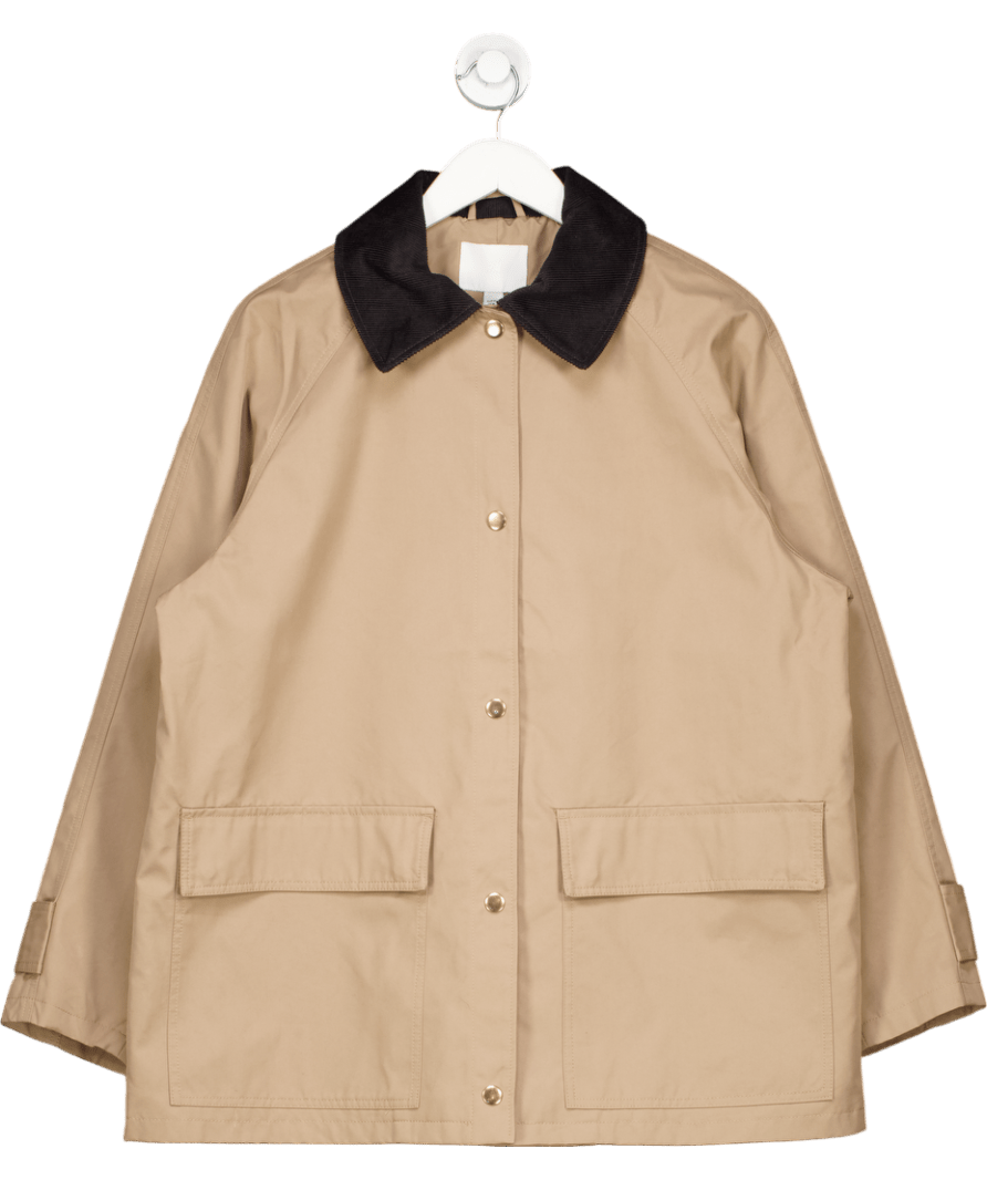 H&M Beige Oversize Barn Jacket UK M - Reliked
