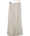 H&M Beige Straight Crease - leg Trousers UK 6 - Reliked