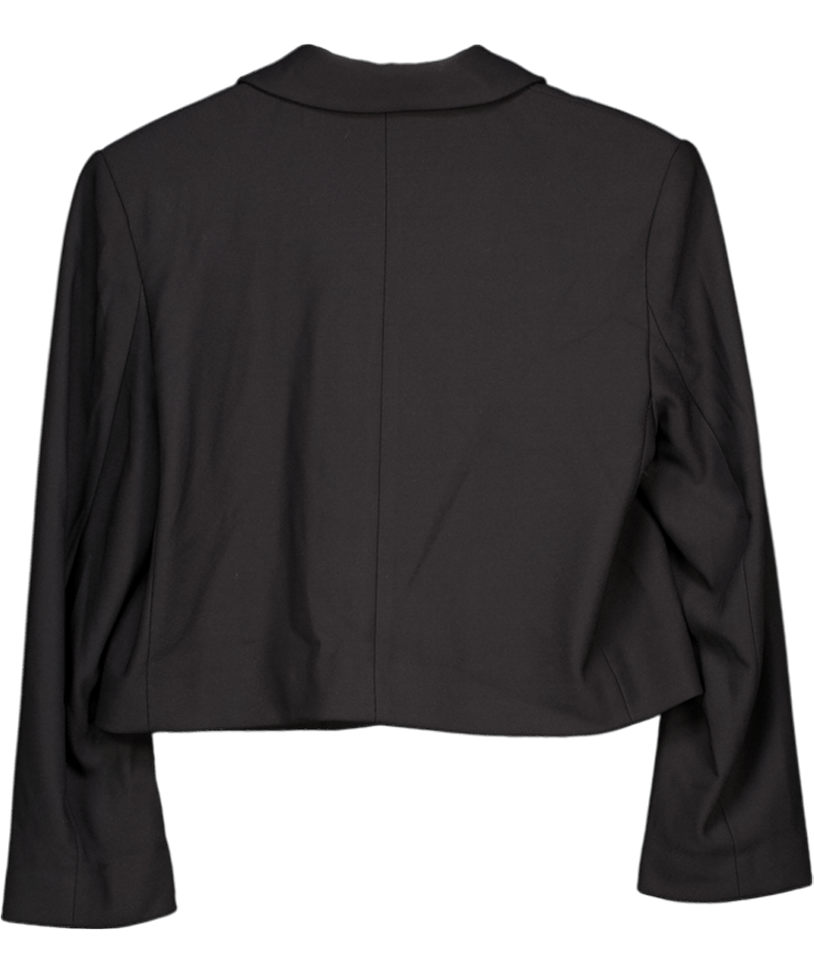 H&M Black Cropped Blazer UK S - Reliked