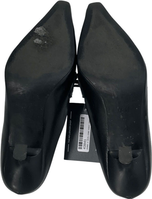 H&M Black Heeled Mules UK 5 EU 38 👠 - Reliked