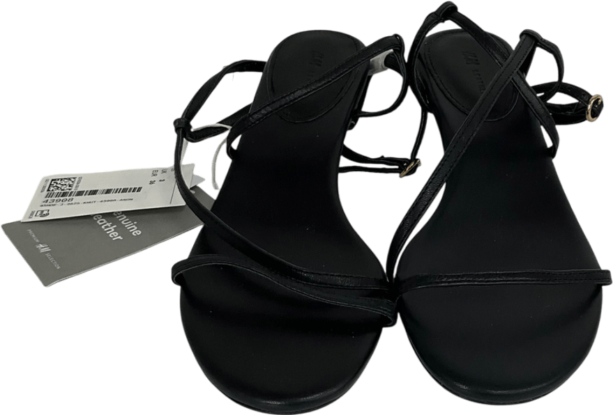 H&M Black Heeled Sandals UK 3 EU 36 👠 - Reliked