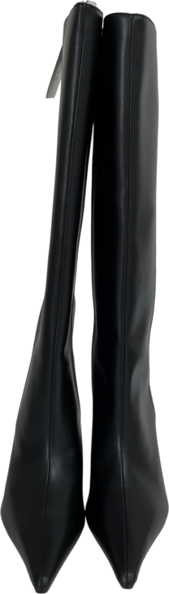 H&M Black Knee - high Boots UK 4 EU 37 👠 - Reliked