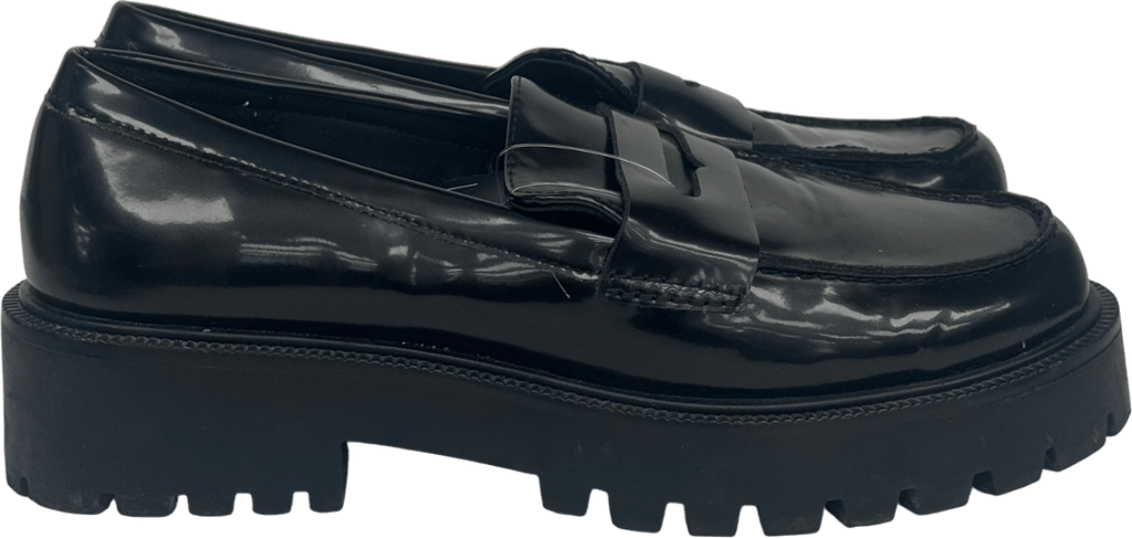 H&M Black Loafers UK 4 EU 37 👠 - Reliked