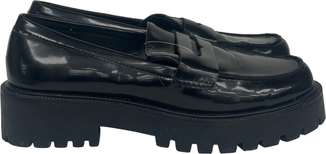 H&M Black Loafers UK 4 EU 37 👠 - Reliked
